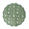 Zareen Bagh Reversible Round Scalloped Placemat, Napkin & Coaster Set (2)