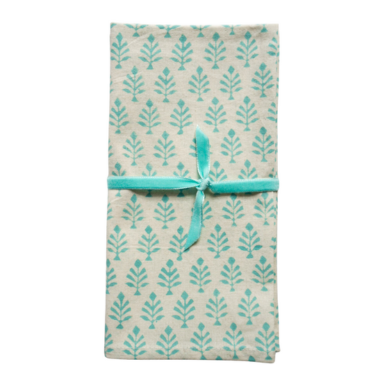 Aria Buta in Turquoise (Set of 4)