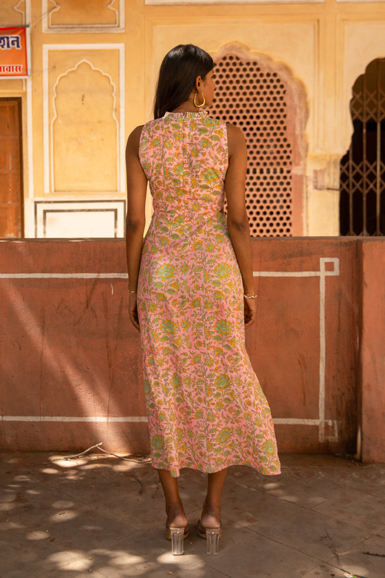 Bani Midi Dress in Morganite