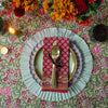 Dolly Pleated Frill Edge Table Mat Set of Two